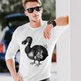 Dodo Bird 鳥類学 鳥 長袖Tシャツ 彼への贈り物