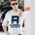 Russell Pathetic Unathletic プットダウン&インシュルト 長袖Tシャツ 彼への贈り物