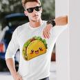 Tacoquad Kawaii Mexican Food Lover Intagetyle 長袖tシャツ 長袖Tシャツ 彼への贈り物