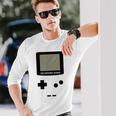 Gameboy オリジナルゲーマー 面白いオタクビデオゲームシャツ 長袖Tシャツ 彼への贈り物