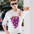 Grapes 葡萄 コスチューム シャツ 長袖Tシャツ 彼への贈り物