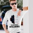 I'm Artificial Intelligence Ai人工知能 長袖Tシャツ 彼への贈り物