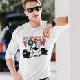 It's All About The Form デッドリフティング トランプ ワークアウト ジム 面白い 長袖Tシャツ 彼への贈り物