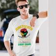 Junenth Breaking Every Chainince 1865 Fist Pride 長袖tシャツ 長袖Tシャツ 彼への贈り物