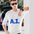 I Love AI 人工知能 長袖tシャツ 長袖Tシャツ 彼への贈り物