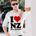 I Love Heart ニュージーランド Nz キウイマオリ文化 長袖Tシャツ 彼への贈り物