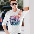 Made To Worship シャツ 礼拝シャツ メンズ & レディース God 長袖Tシャツ 彼への贈り物