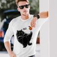 No Kings In America Black Cat Long Sleeve T-Shirt Gifts for Him