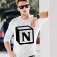 Notion アプリ All Notion Lovers Notion Aesthetic Notionユーザー 長袖Tシャツ 彼への贈り物