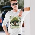 Olive Garden Gangster Olive Tree Graphic 長袖tシャツ 長袖Tシャツ 彼への贈り物