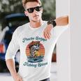 Pinche Gringo フィッシングクルー背面 メンズ、レディース向けアウトフィット 長袖Tシャツ 彼への贈り物