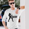 Rock 'N' Roll Never Dies ギタープレーヤー 長袖Tシャツ 彼への贈り物