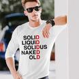 Solid Liquidolidus Naked Old 長袖Tシャツ 彼への贈り物