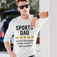 Sports Dad Loud In Thetands MVP 引用 長袖Tシャツ 彼への贈り物
