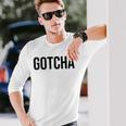 Te Pillé In Mangas Camiseta de manga larga Regalos para él
