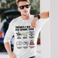 Things I Do Mypare Time 馬 面白い 乗馬 メンズ レディース 長袖Tシャツ 彼への贈り物