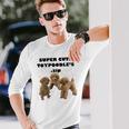 【Super Cute Toypoodles】トイプードル 実写 長袖Tシャツ 彼への贈り物