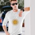アルゼンチン国旗 アルゼンチン代表チームスタイル 5月の太陽 長袖Tシャツ 彼への贈り物