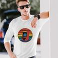 アーケード ゲーマー ビデオゲーム レトロ ゲーマー 長袖tシャツ 長袖Tシャツ 彼への贈り物