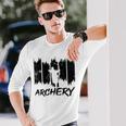 アーチェリー コンポジットボウ 長袖Tシャツ 彼への贈り物