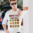 インド料理の多様性 インド料理 長袖Tシャツ 彼への贈り物