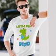 キッズ マッチング Little Bro Dino & Big Bro Dino 長袖Tシャツ 彼への贈り物