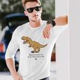 ジュラシック・ワールド Tyrannosaurus Rex Loose Illust 長袖Tシャツ 彼への贈り物