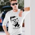 ジョン・F・ケネディ アメリカ大統領 長袖Tシャツ 彼への贈り物
