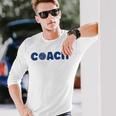 スーパー水球スポーツ シンプル水球コーチ Coach Water-Polo 長袖Tシャツ 彼への贈り物