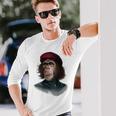 チェ ゲバラ チンパンジー 長袖Tシャツ 彼への贈り物