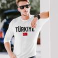 トルコ 旗 大 国旗 メンズ レディース キッズ トルコ 長袖Tシャツ 彼への贈り物