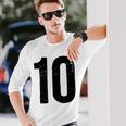 ナンバー10 長袖Tシャツ 彼への贈り物