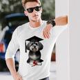 ハバニーズ犬 グラチュエーションキャップ トレーニング 学校 卒業生 オーナー 長袖tシャツ 長袖Tシャツ 彼への贈り物