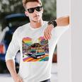ビンテージ サンフランシスコ ケーブルカーf カストロ カリフォルニア Lgbtq 長袖tシャツ 長袖Tシャツ 彼への贈り物