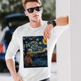 ビーバースターリーナイトヴァンゴッホ 長袖tシャツ 長袖Tシャツ 彼への贈り物