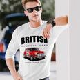 ブリティッシュクラシックスポーツカーズ 有名なラリーミニ 長袖Tシャツ 彼への贈り物