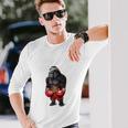 ボクシング チャンピオン ゴリラ ボクサーファイター 長袖Tシャツ 彼への贈り物
