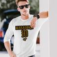 マラドーナ 10 長袖tシャツ 長袖Tシャツ 彼への贈り物
