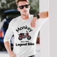 モンキー Z50a Legend Bike 長袖Tシャツ 彼への贈り物