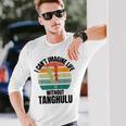 レトロタングル「Tanghuluなしでは人生は想像できない」 長袖Tシャツ 彼への贈り物