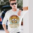 ヴィンテージ 面白い Baby Doge Millionaire Miner Baby Doge 長袖tシャツ 長袖Tシャツ 彼への贈り物
