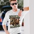 未来の飼育係ライオンの恋人 長袖Tシャツ 彼への贈り物