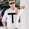 白い体操服 【T、Tt、Ttttー！】Tt兄弟 Ttブラザー 長袖Tシャツ 彼への贈り物