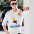 面白いコロンビアスラングjerga Colombiana メンズ レディース 長袖tシャツ 長袖Tシャツ 彼への贈り物