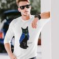 黒猫のウィズ 黒猫 長袖Tシャツ 彼への贈り物