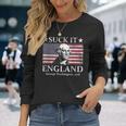 4Th Of July American Patriotic Suck It England Washington Long Sleeve T-Shirt Gifts for Her