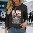70Sibes Disco Times 揺れる70年代スタイル ディスコダンスクラブ 長袖Tシャツ 彼女への贈り物