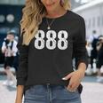 888 数秘術 スピリチュアルパーソナルナンバー 888 エンジェルナンバー 長袖Tシャツ 彼女への贈り物