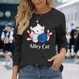 Alley Cat ボーリングtシャツ 長袖Tシャツ 彼女への贈り物