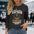 I Am The Captain 長袖Tシャツ 彼女への贈り物
